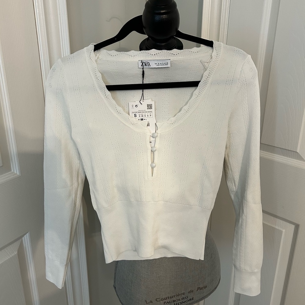 Zara long sleeve top